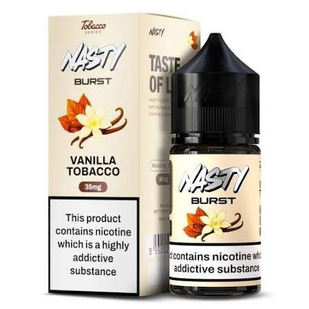 Nasty Burst Vanilla Tobacco Salt Likit 30 ml