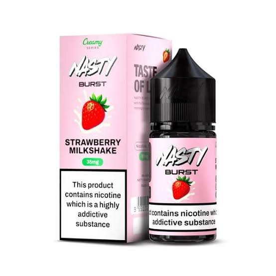 Nasty Burst Strawberry Milkshake Salt Likit 30 ml