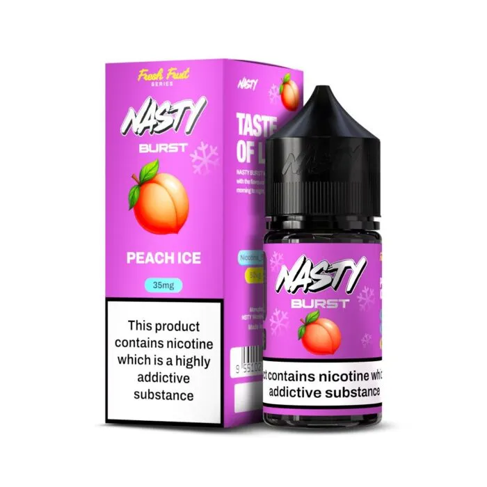 Nasty Burst Peach Ice Salt Likit 30 ml